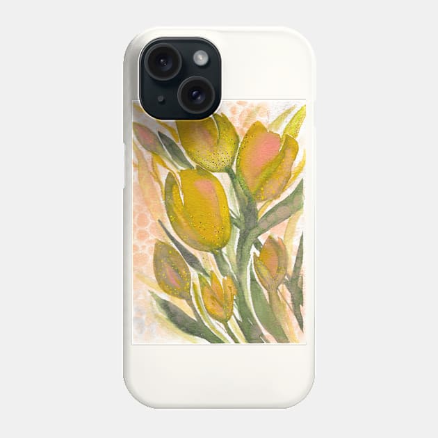 Rustic Tulips Phone Case by Tstafford