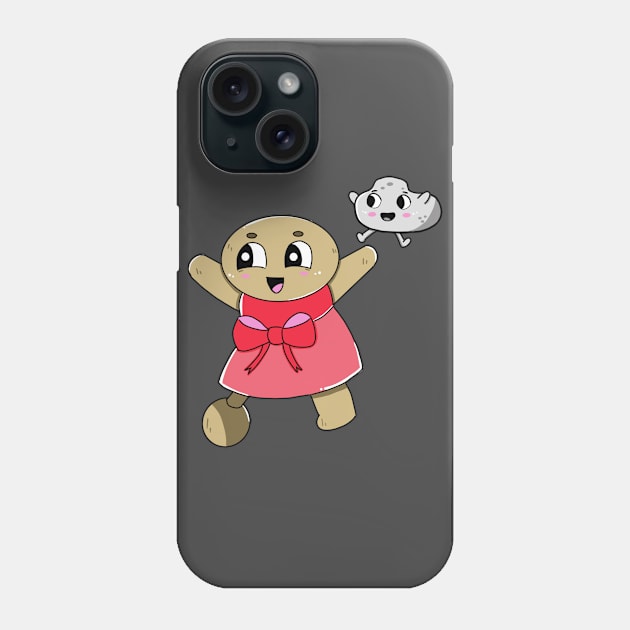 Red Pebble & Pebble Steven Phone Case by garciajey