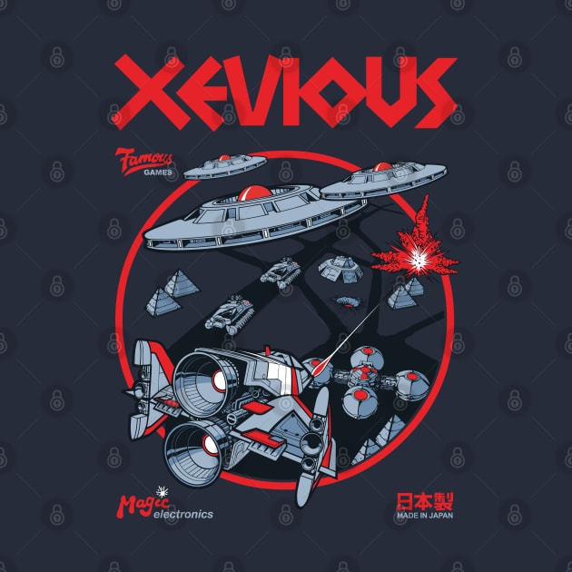 Xevious Retro Arcade Vintage Gaming by wearableitems