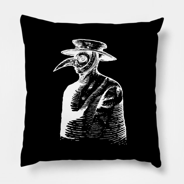 Plague Doctor Pillow by LadyMorgan