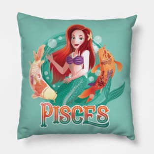 Pisces Mermaid Pillow