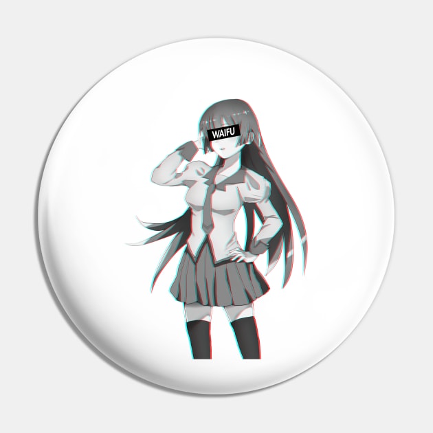 Bakemonogatari Hitagi Senjougahara Waifu Material Pin by HentaiK1ng