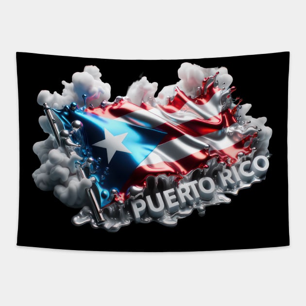 Puerto Rico Tapestry by TooplesArt