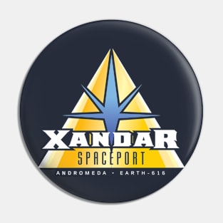 Xander Spaceport Pin