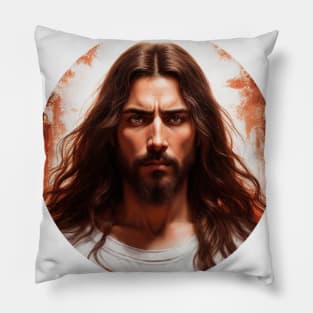 The holy face of Jesus Christ son of the living God Pillow