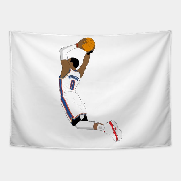 Russell Westbrook Tapestry by SickSticksCo