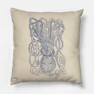 Vintage Octopus Pillow