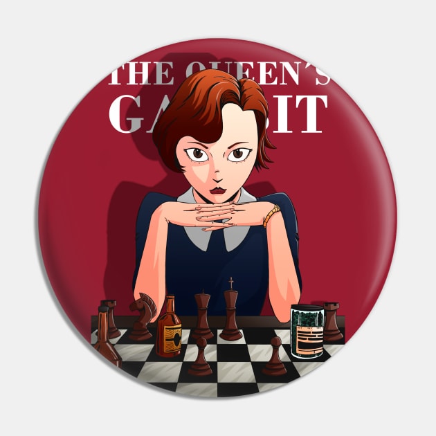 The Queen's Gambit Pin by NeM.DG