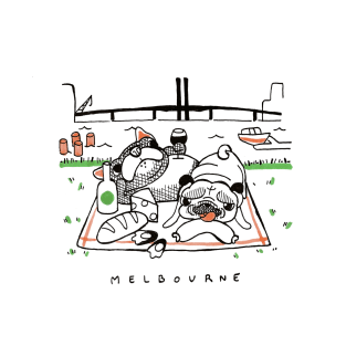 Pug Picnic T-Shirt