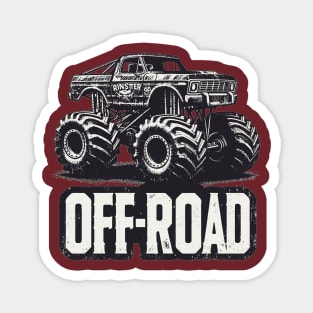 Off road monster truck Magnet