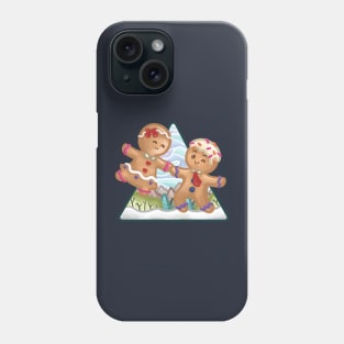 Dancing Gingerbread Phone Case