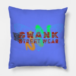 Swank Rose Moth Street Wear Pillow