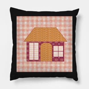 Little Pink and Mustard house Pillow