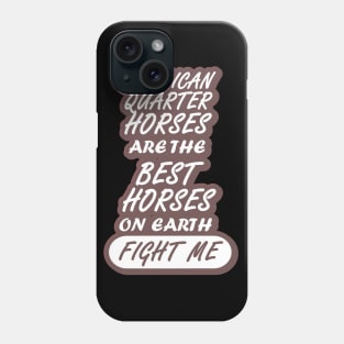 American Quarter Horse mare Stallion Riding Stable Phone Case