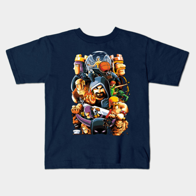 The Clan Warriors - Clash Of Clans - Kids T-Shirt | TeePublic