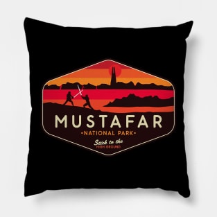 Mustafar National Park Pillow