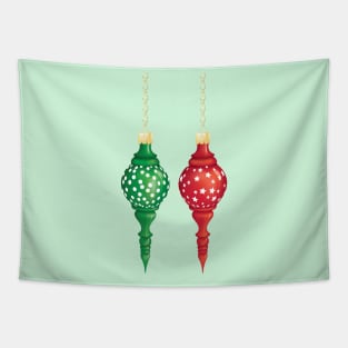 Holiday Ornaments Tapestry