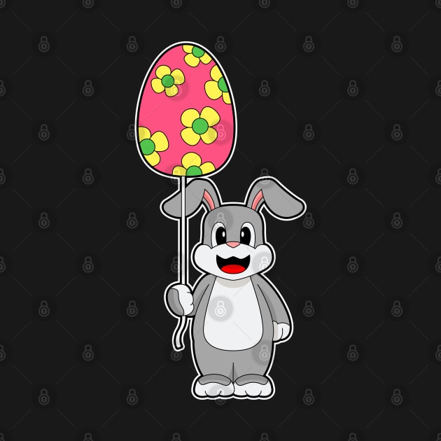 Rabbit Easter Easter egg Balloon by Markus Schnabel