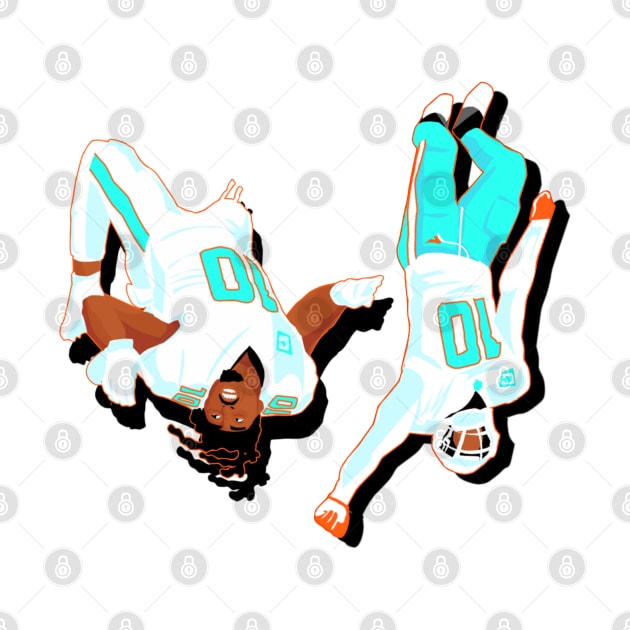 Tyreek Hill 10 - miami dolphins by Qrstore