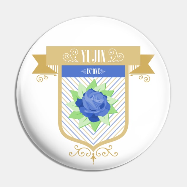 IZ*ONE Yujin Crest Pin by Silvercrystal