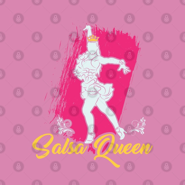 Salsa Dancing Gift " Salsa Queen " by Design Seventytwo