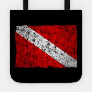 Diving Flag Vintage Diver Gift Tote