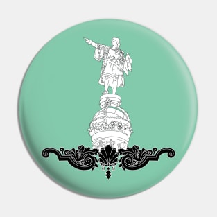 Columbus Monument Pin