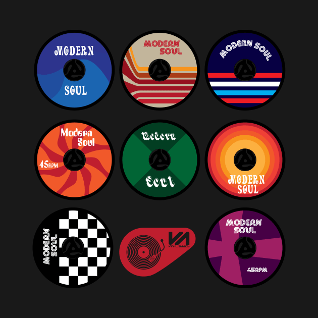 Modern Soul 45's by modernistdesign