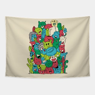 Doodle art Tapestry