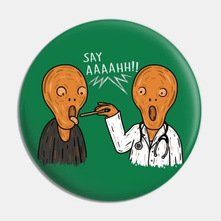 Doctor Munch! Pin