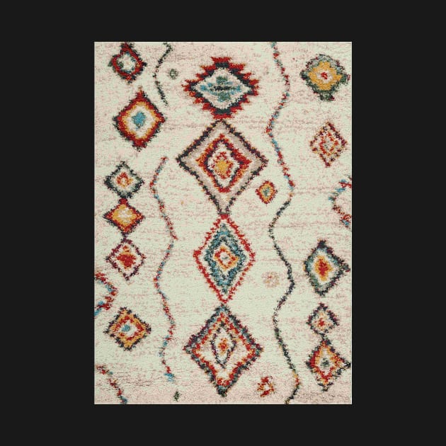 colorful kilim berber carpet by ghjura