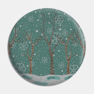 Forest in WInter Pin
