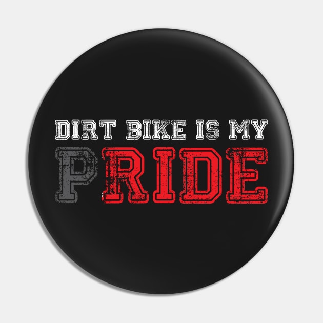 Dirt Bike Pride Pin by Dirt Bike Gear