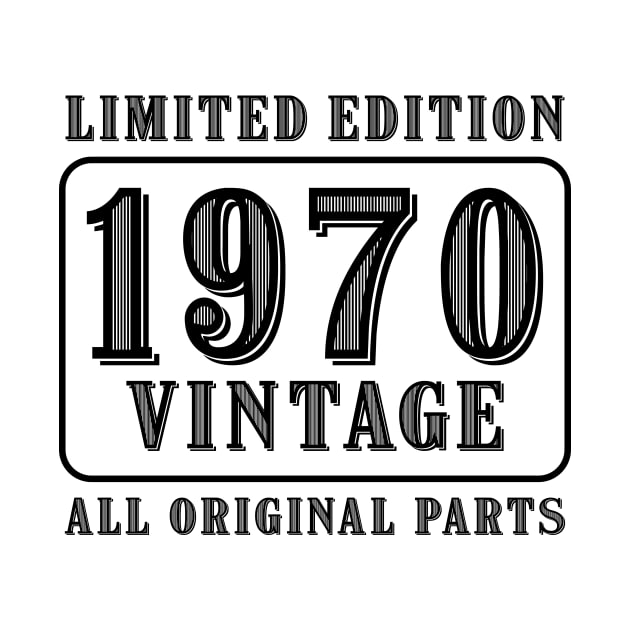 All original parts vintage 1970 limited edition birthday by colorsplash