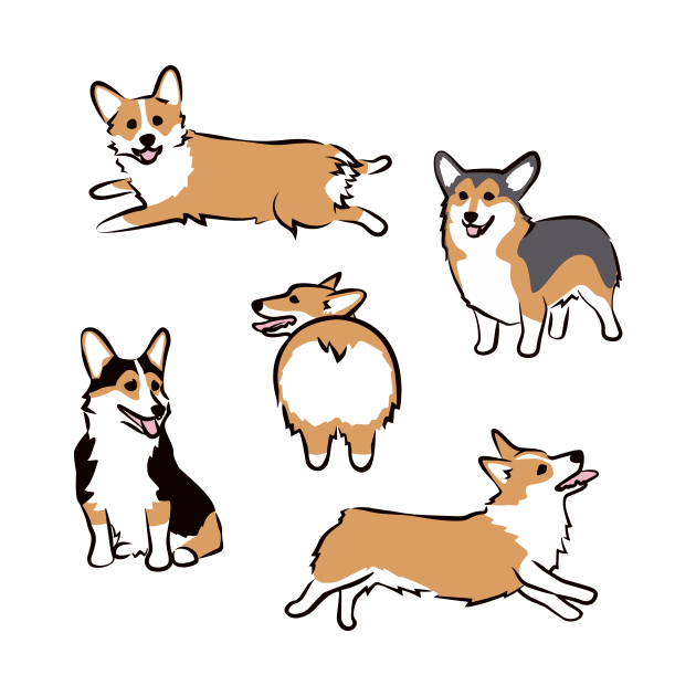 Welsh Corgi by AnaAnaDesign