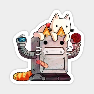 Robot Cat Magnet