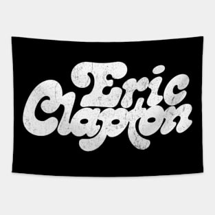 Eric Clapton / Retro Style Fan Art Design Tapestry