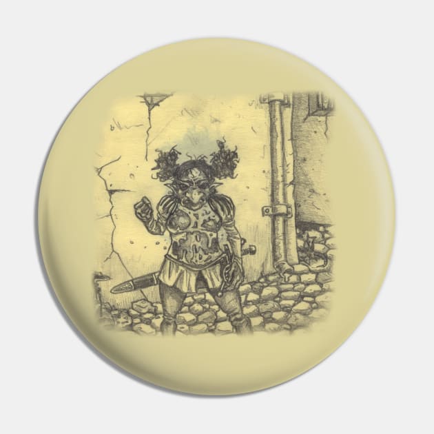 Bad Tempered Gobliness Pin by Hominid