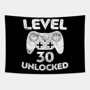 Level 30 Video 30th Birthday Tapestry