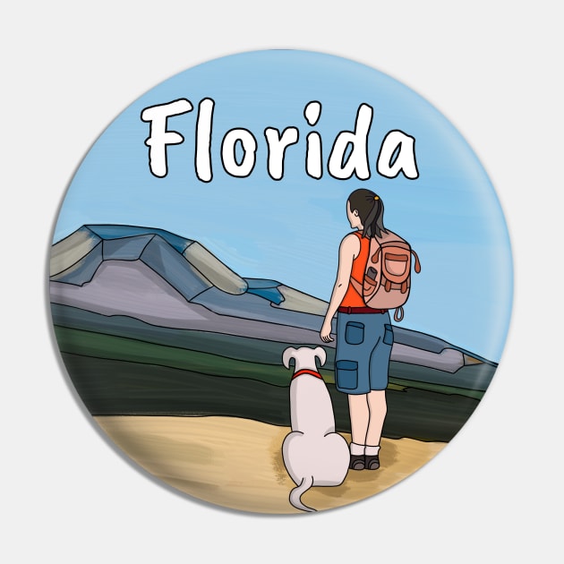 Hiking Florida Pin by DiegoCarvalho