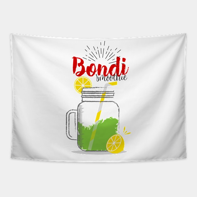 Bondi: Summer, sun, sea & smoothies Tapestry by ArtDesignDE