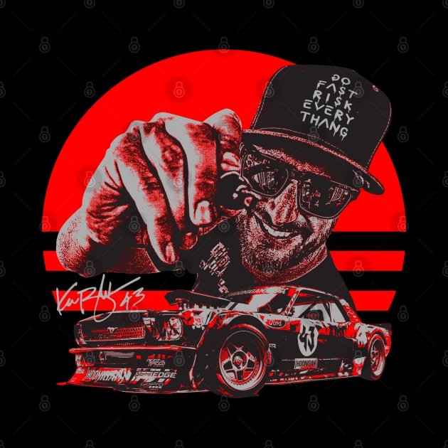 Ken Block Red by Bingung Mikir Nama Design