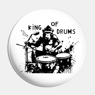 king of drums Pin