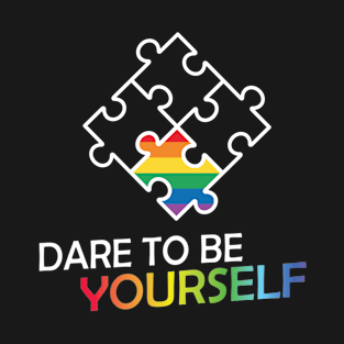 Dare To Be Yourself - Puzzle T-Shirt