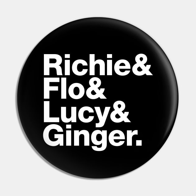 Classic Sitcom Redheads: Experimental Jetset Pin by HustlerofCultures