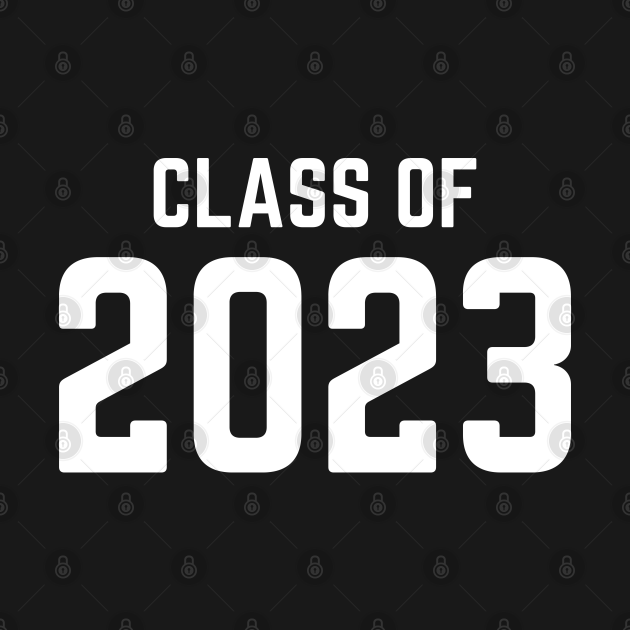 Class Of 2023. Simple Typography Black 2023 Class Of/ Graduation Design ...