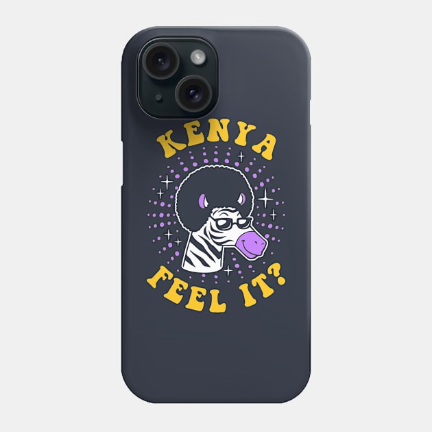 Kenya Feel It Phone Case by dumbshirts