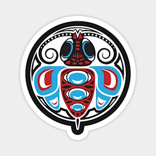 Wasp Shamanic Animal Emblem Magnet