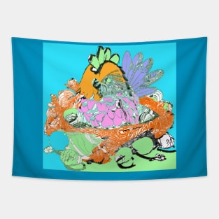 easter egg chick Tapestry