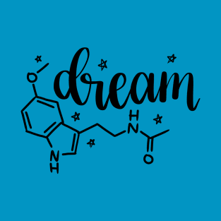 Dream Melatonin Molecule Structure T-Shirt